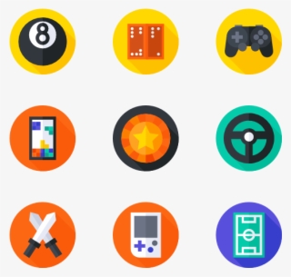 Games - Graphic Design Flat Icon #7811509