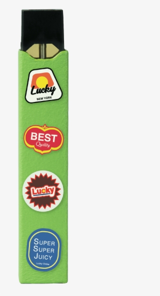 Granny Smith Green Leather Juul Sleeve With Fruit Stickers - Label #7812598 Granny Smith Green Leather Juul Sleeve With Fruit Stickers - Label #7812598