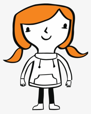 Cartoon Pigtails Clipart Best - Food Bank And Kate #7813011