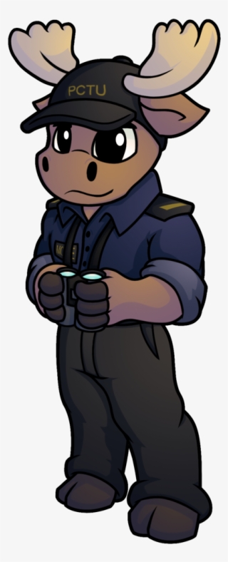 Bridge Officer Moose By Fuzzt0ne Bridge Officer Moose - Cartoon #7813155
