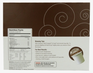 Cafe Escapes Hot Cocoa, Dark Chocolate - Brochure #7813247