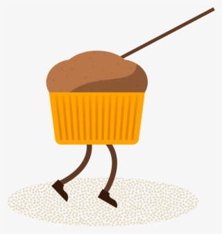 Carrot Cake Cupcake - Illustration #7813282