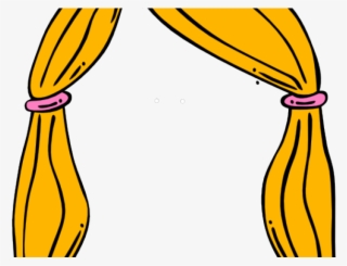 Long Hair Clipart Pigtails - Cartoon Girl Face #7813379