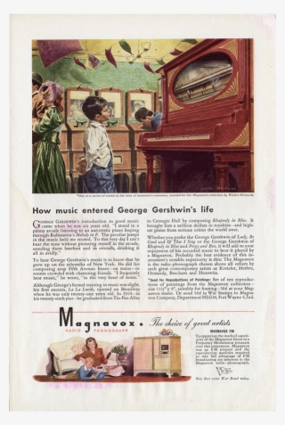 Magnavox Radio Fm Phonograph - Vintage Advertisement #7814188