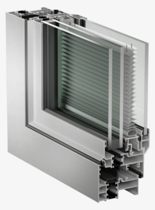 Integrated Venetian Blinds Windows - Sash Window #7815817