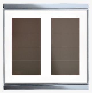 Corlo P1 Rf Single Solar Push Button, White/chrome - Wardrobe #7816372