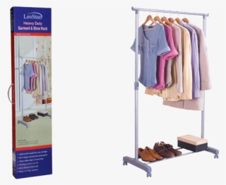 Leostar Cd-1221 Rolling Garment Rack - Вешалка Штанга Для Одежды #7816443