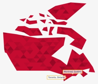 Advarra Canada Map - North America Vector Simple #7816567