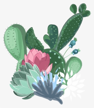 Cactus Sticker - Flower #7816789