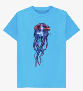 Sky Blue Jelly Fish Kids T-shirt - Jellyfish #7816934
