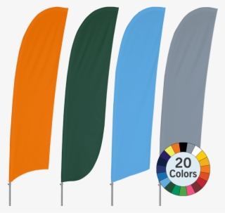 Bowflag® Convex One-color Flag - Surfing #7817734