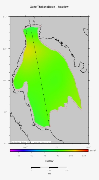 Gulf Of Thailand Basin Location Map - Atlas #7818119
