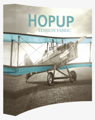 Hopup Tension Fabric Banner Stand 3×3 Curved - Hop Up Display #7819059