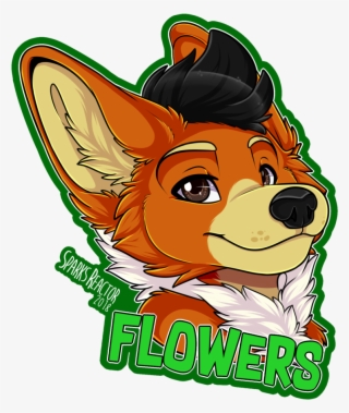 Flowers By Sparksfur Dog Drawings, Furry Drawing, Anime - Cartoon #7819101