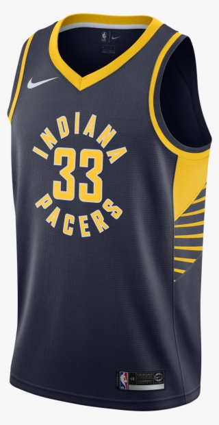 Nike Nba Indiana Pacers Myles Turner Swingman Road - Indiana Pacers Jersey Yellow #7820160