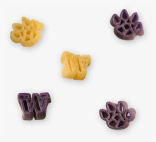 Washington Paw Print And W Pasta Shapes - Chocolate #7820850