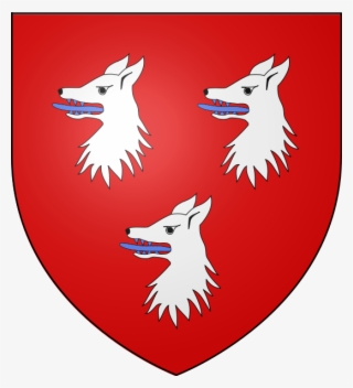 Robertson Of Struan / Strowan Gules, Three Wolves' - Wolf Head Coat Of Arms #7821313