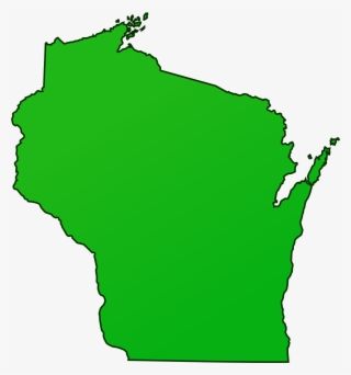 Wisconsin Png - Green Map Of France #7821790