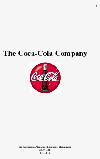Docx - Coca Cola #7823227