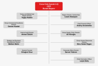 Organizational Chart - Coca Cola Organizational Structure #7823394