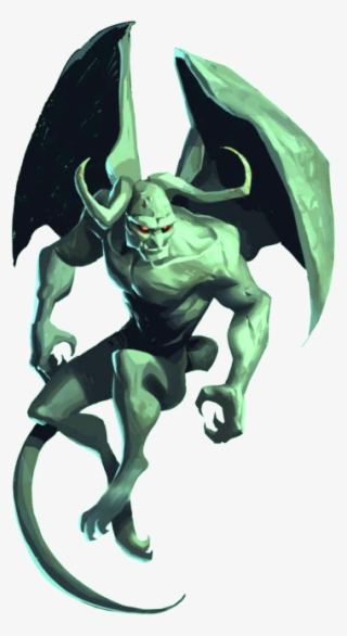 Greenguardiangargoyle - Four Armed Gargoyle D&d #7823896