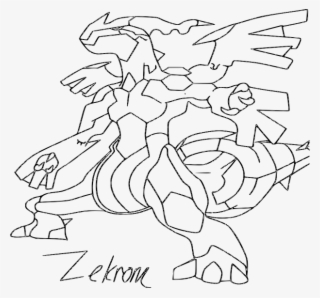 Coloriage Zekrom Pokemon - Dessin A Imprimer Pokemon Zekrom #7824871