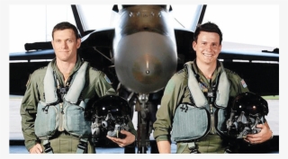 Squadron Leaders Andrew Jackson And David Bell Are - Pilot Fighter Jet Top Gun #7825475