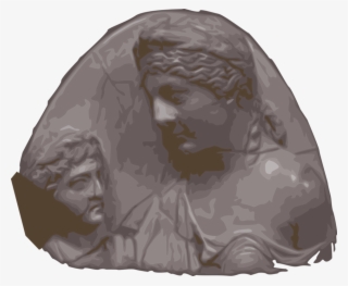 Vector Illustration Of Roman Sculptures From Ancient - Illustration #7825788