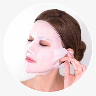 Transparent Face Mask Transparent Background - Girl With Face Mask #7827228