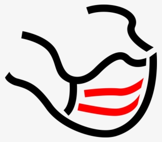 Vector Illustration Of Surgical Mask Worn By Health #7827432