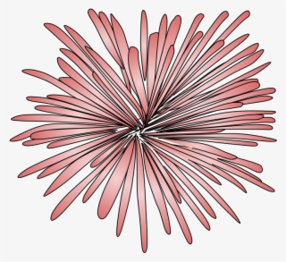 Fireworks, Burst, Style 2, Pink, Red, Png - Illustration #7828695