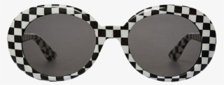Cloutgoggles Sticker - Checkered Kurt Cobain Glasses #7828839