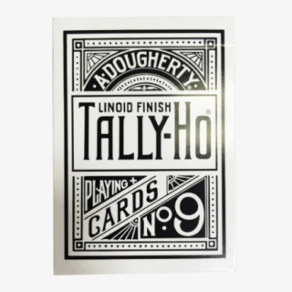 Tally Ho Reverse Circle Back Limited Ed - White Tally Ho Playing Cards #7829034