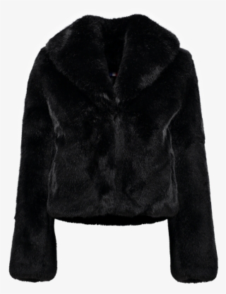 Erelle Faux Fur Coat Black - Fur Clothing #7829670