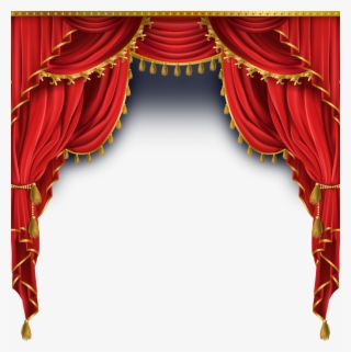 Curtains Twain Twain - Luxury Red Curtains #7830178