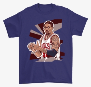 Gildan Mens T-shirt / Purple / S Dennis "the Worm" - Shirt #7831700