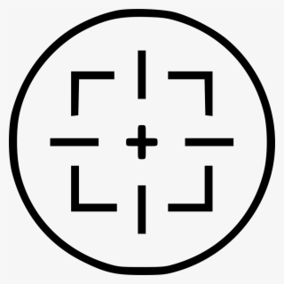 Circle Cross Gun Hunting Sight Sniper Target Comments - Scalable Vector Graphics #7831944