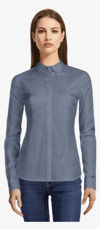 Blue Flannel Shirt-view Front - Shirt #7832090