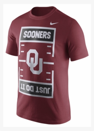 Oklahoma Sooners Tide Nike Men's Just Do It Field T - Oklahoma Sooners #7832579