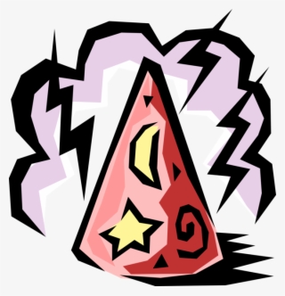 Vector Illustration Of Sorcerer Magician's Magic Hat #7834237