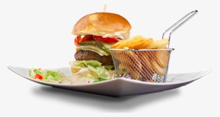 Burger Blend, Served Like A Burger Sandwich With Fries, - Patty #7835260