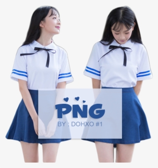 Ulzzang School Png - Girls School Uniform Short Skirts #7835494