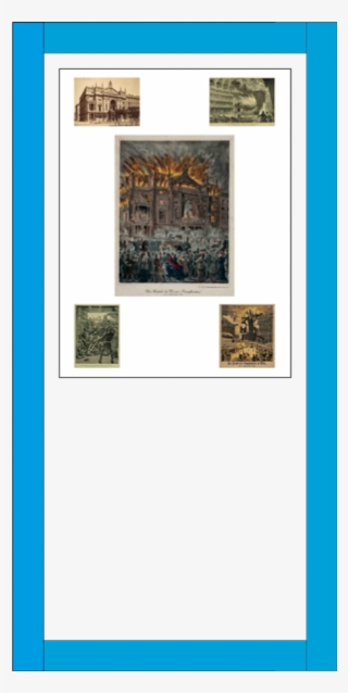 The Ring Theatre Fire In Vienna, 1881, Illustrated - Picture Frame #7836570