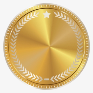 Free Png Download Gold Seal Badge With Decoration Clipart - Golden Award Png #7836968