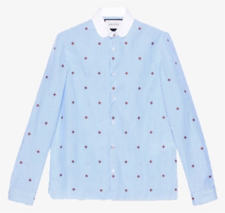 Gucci Bee Fil Coupé Cambridge Shirt - Pocket #7837010 Gucci Bee Fil Coupé Cambridge Shirt - Pocket #7837010