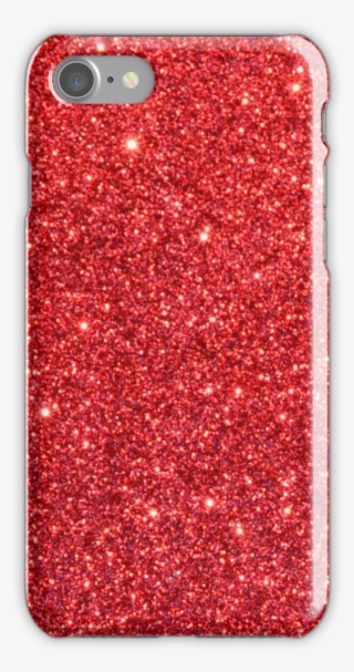 Shiny Sparkly Christmas Cherry Red Glitter Iphone 7 - Sparkly Red Phone Case #7838533