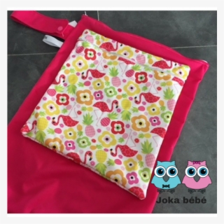 Pink Flamingo Double Wetbag - Patchwork #7838697