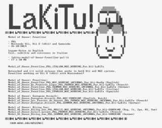 Medal Of Honor Frontline Pal Italian Ngc Working For - 8 Bit Lakitu #7838873