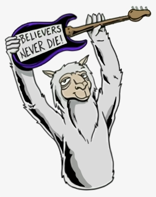 Believers Never Die - Cartoon #7839133
