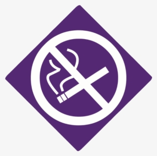 No Smoking - No Smoking Sign In Purple #7839793